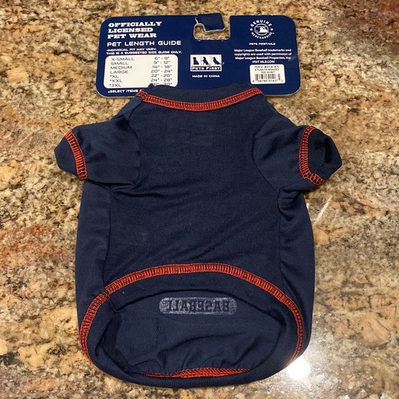 Pets First “Atlanta Braves” Baseball, unisex trendy pet design clothing 🐾NWT🐾 - Picture 13 of 16
